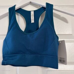 Ava sports bra NWT teal size S